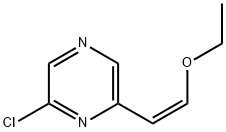 2-氯-6-[(1Z)-2-乙氧基乙烯基]吡嗪 结构式