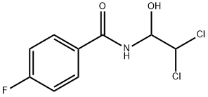 N-(2,2-Dichloro-1-hydroxyethyl)-4-fluorobenzamide 结构式