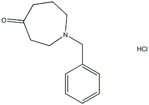 1-苄基-4-氧代氮杂烷盐酸盐 结构式