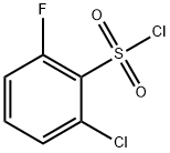 2-氯-6-氟苯磺酰氯 结构式