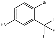 3-三氟甲基-4-溴苯硫酚 结构式