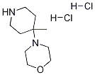 4-(4-甲基哌啶-4-基)吗啡啉双盐酸盐 结构式