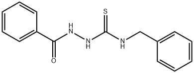 3-(苯基羰基氨基)-1-(苯基甲基)硫脲 结构式