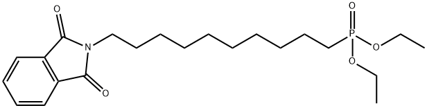 Diethyl(10-phthalimidodecyl)phosphonate, tech. 90 % 结构式