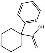 1-(2-吡啶基)环己烷羧酸 结构式