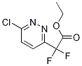 2-(6-氯哒嗪-3-基)-2,2-二氟乙酸乙酯 结构式