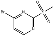 4-溴-2-(甲硫磺酰)嘧啶 结构式
