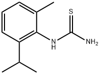 N-(2-Isopropyl-6-methylphenyl)thiourea 结构式