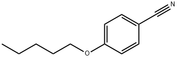 4-正戊氧基苯甲腈 结构式