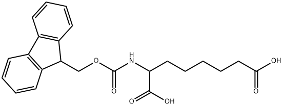 FMOC-RS-2-氨基辛二酸 结构式