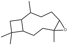 4,9,12,12-四甲基-5-氧杂三环辛烷[8.2.0.04,6]十二烷 结构式