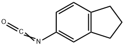 5-茚满基异氰酯酯 结构式
