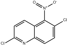 2,6-二氯-5-硝基喹啉 结构式