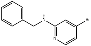 2-苄基氨基-4-溴吡啶 结构式