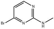 2-甲氨基-4-溴嘧啶 结构式