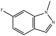 6-氟-1-甲基-1H-吲唑 结构式