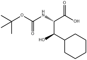 (R,S)-A-N-BOC-AMINO-B-HYDROXY-CYCLOHEXANEPROPANIC ACID 结构式