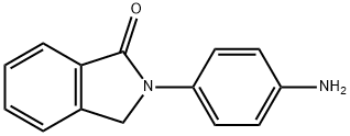 2-(4-氨基苯基)异吲哚啉-1-酮 结构式