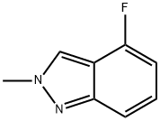 4-氟-2-甲基-2H-吲唑 结构式