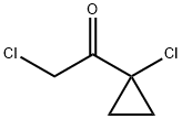 2-氯-1-(1-氯环丙基)乙酮 结构式