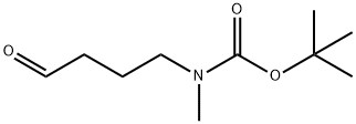 tert-butyl 3-formylpropylmethylcarbamate 结构式