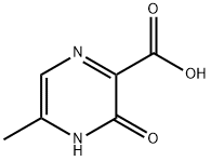 3-羟基吡嗪-5-羟酸 结构式