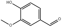 天然香兰素 结构式