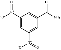 3,5-二硝基苯甲酰胺 结构式