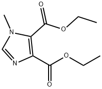 1-甲基咪唑-4,5-二甲酸二乙酯 结构式