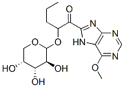 2'-valeryl-6-methoxypurine arabinoside 结构式