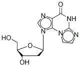 N2,3-亚乙烯基-2'-脱氧鸟苷 结构式