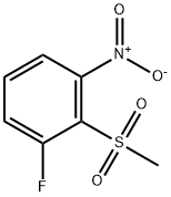 1-氟-2-(甲基磺酰基)-3-硝基苯 结构式