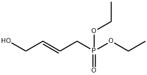 (E)-diethyl 4-hydroxybut-2-enylphosphonate 结构式