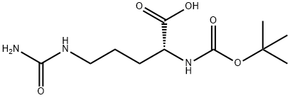 BOC-D-瓜氨酸 结构式
