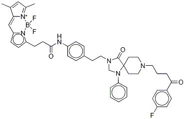3-Bodipy-propanoic Acid N-Phenethylspiperone Amide 结构式