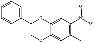 4-Benzyloxy-5-methoxy-2-nitrotoluene 结构式