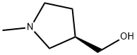 (3R)-1-甲基-3-吡咯烷甲醇 结构式