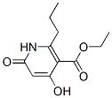 1,6-Dihydro-4-hydroxy-6-oxo-2-propylnicotinic acid ethyl ester 结构式