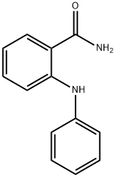 2-(苯基氨基)苯甲酰胺 结构式