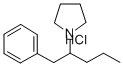 1-(1-PHENYLPENTAN-2-YL)PYRROLIDINE,HYDROCHLORIDE 结构式