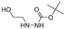 Hydrazinecarboxylic acid, 2-(2-hydroxyethyl)-, 1,1-dimethylethyl ester (9CI) 结构式