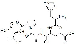 histidyl-glutamyl-alanyl-prolyl-isoleucine 结构式