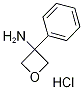 3-苯基-3-氧杂环丁胺盐酸盐 结构式