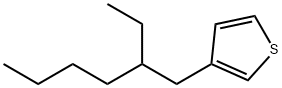 3-(2'-乙基己基)噻吩 结构式