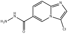 IMidazo[1,2-a]pyridine-6-carboxylic acid, 3-chloro-, hydrazide 结构式