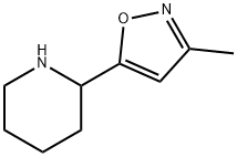 2-(3-Methyl-5-isoxazolyl)piperidine 结构式