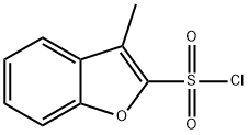3-Methyl-1-benzofuran-2-sulfonyl chloride 结构式