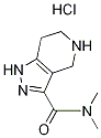 N,N-Dimethyl-4,5,6,7-tetrahydro-1H-pyrazolo-[4,3-c]pyridine-3-carboxamide hydrochloride 结构式