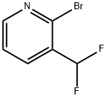 2-溴-3-(二氟甲基)吡啶 结构式