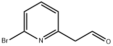 2-(6-溴吡啶-2-基)乙醛 结构式